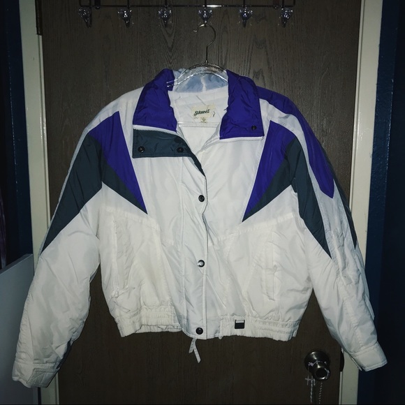 Vintage 80s St. John’s Bay Ski Purple Jacket - Picture 1 of 6